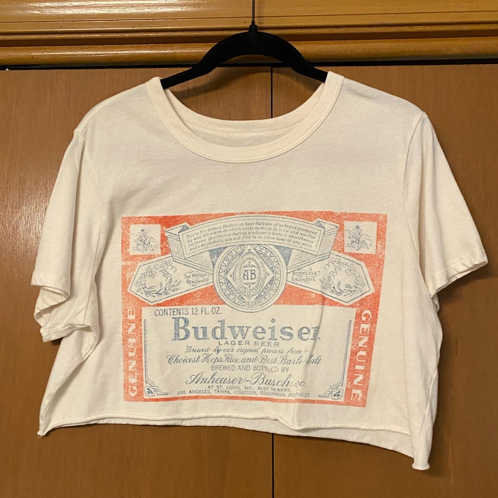 Budweiser • Graphic cropped tee